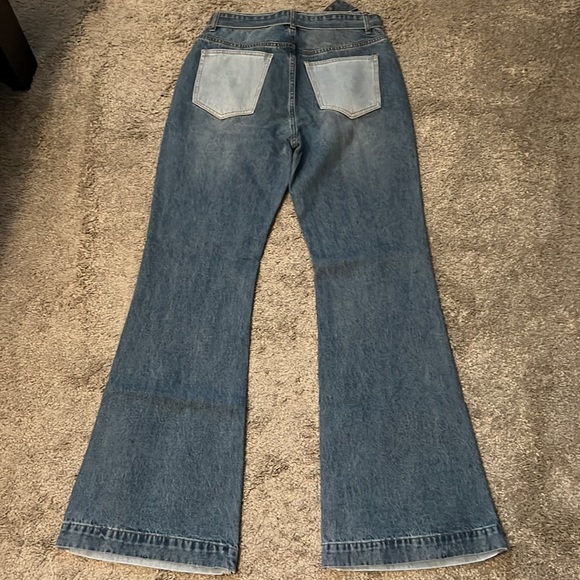 NWOT - SHEIN Colorblock Jeans - Size Medium - Picture 4 of 6
